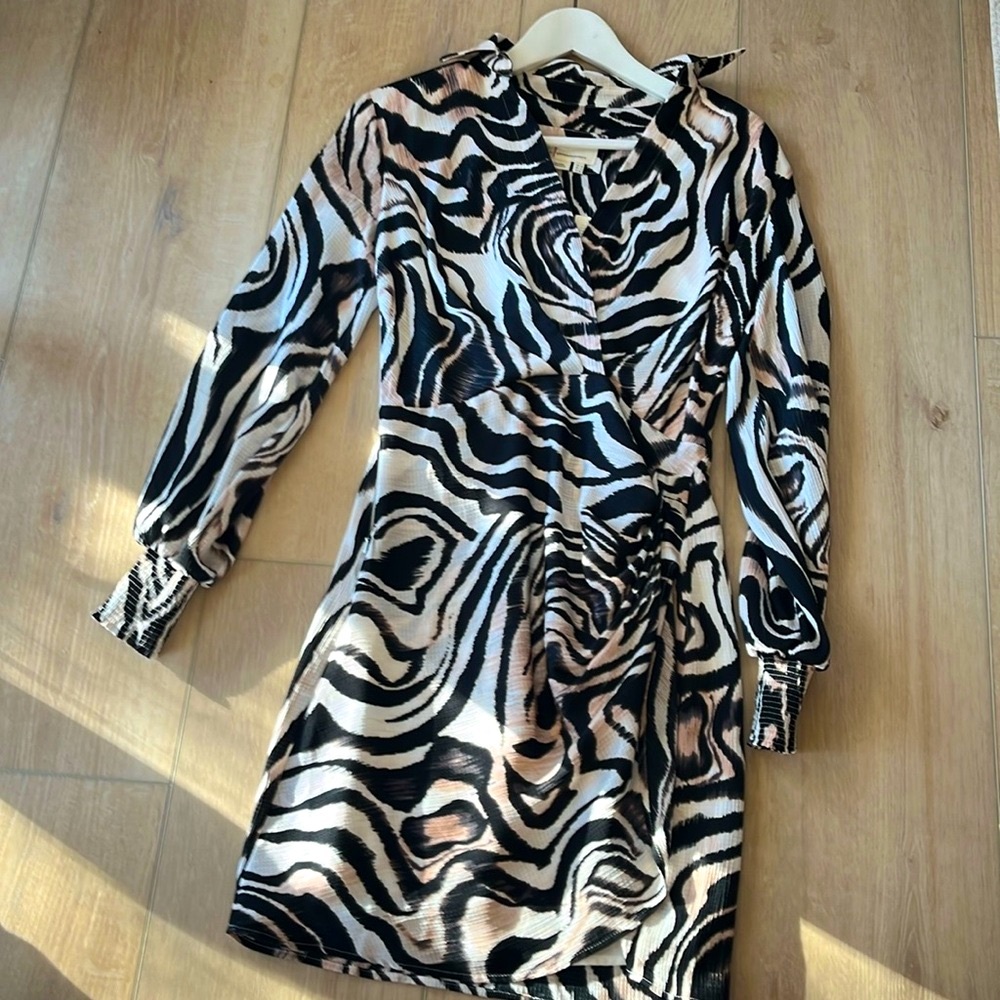 Adorable anthropologie animal print dress!